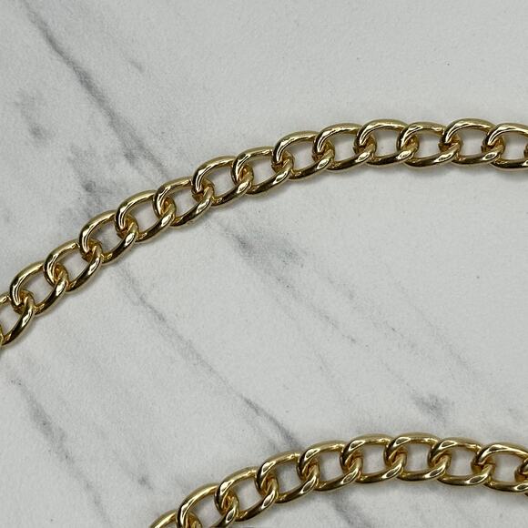 Gold Tone Chain Link Handbag Strap Replacement Purse Chain ✨ - Picture 3 of 13